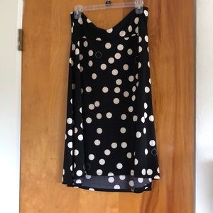 Polka Dot LuLaRoe Azure Skirt